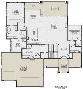 Main Floor for House Plan #5631-00156