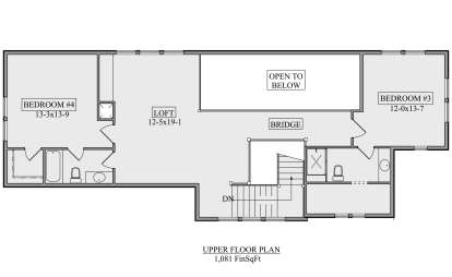Second Floor for House Plan #5631-00156