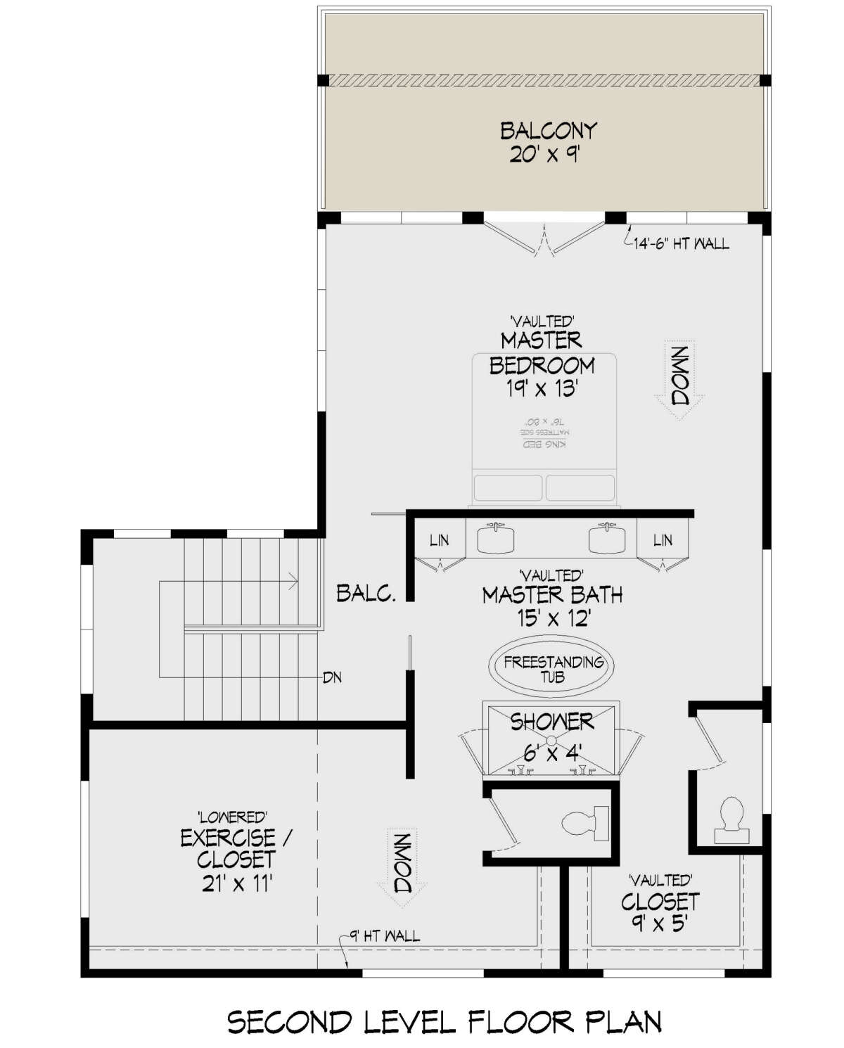 Second Floor for House Plan #940-00354
