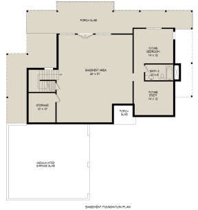 Basement for House Plan #940-00354
