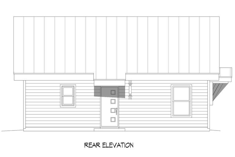 Modern House Plan #940-00355 Elevation Photo