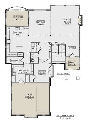 Main Floor for House Plan #5631-00157