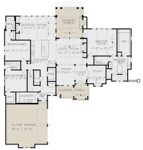 Main Floor for House Plan #699-00285