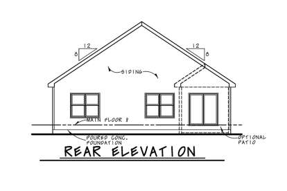 Modern Farmhouse House Plan #402-01702 Elevation Photo