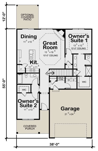 Main Floor for House Plan #402-01702