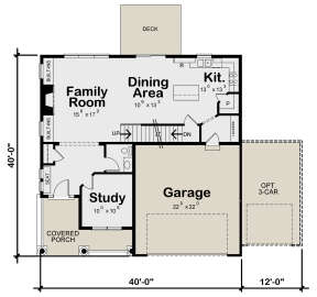 Main Floor for House Plan #402-01703