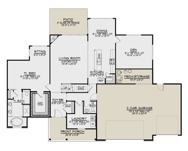 House Plan House Plan #25651 Drawing 1