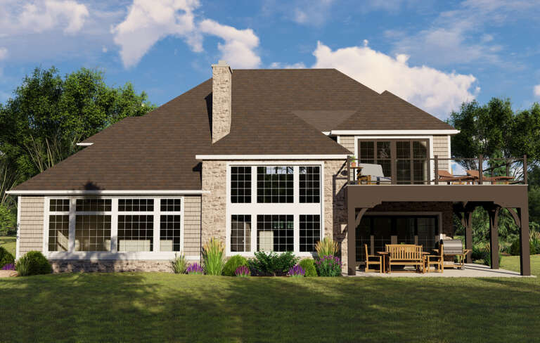 Traditional House Plan #5032-00102 Elevation Photo