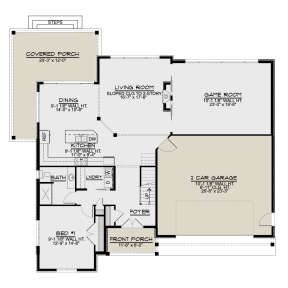 Main Floor for House Plan #5032-00102