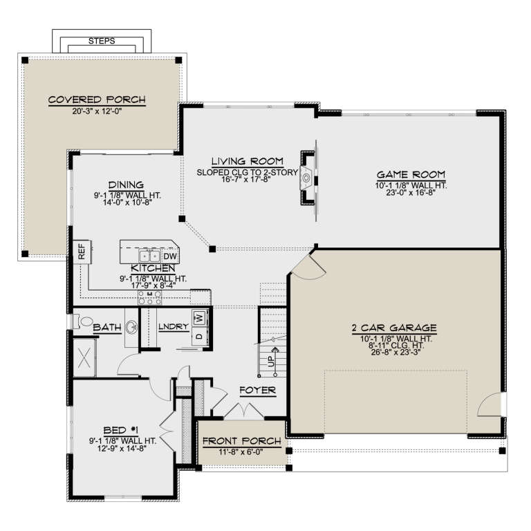 House Plan House Plan #25652 Drawing 1
