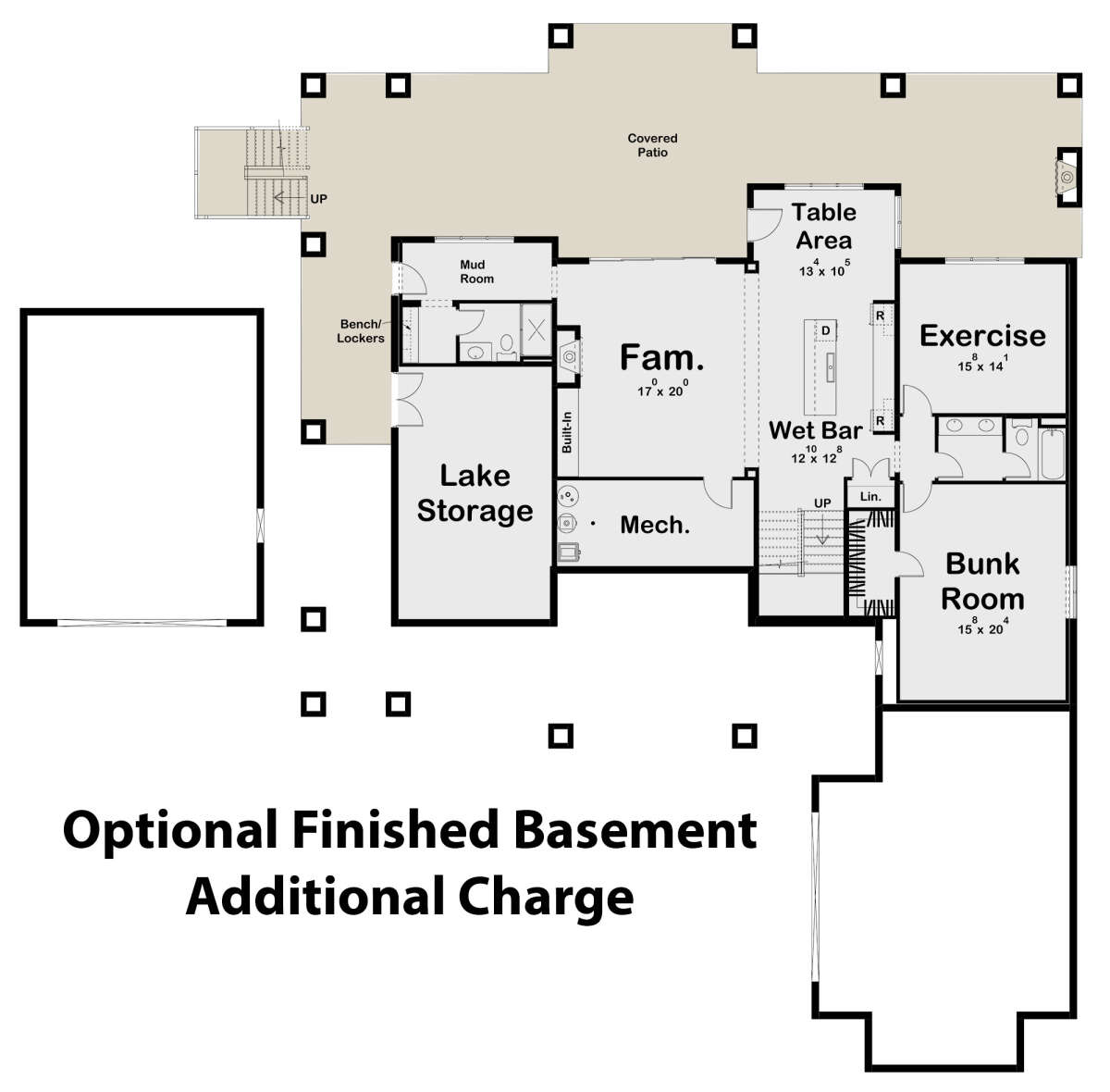 Basement for House Plan #963-00568