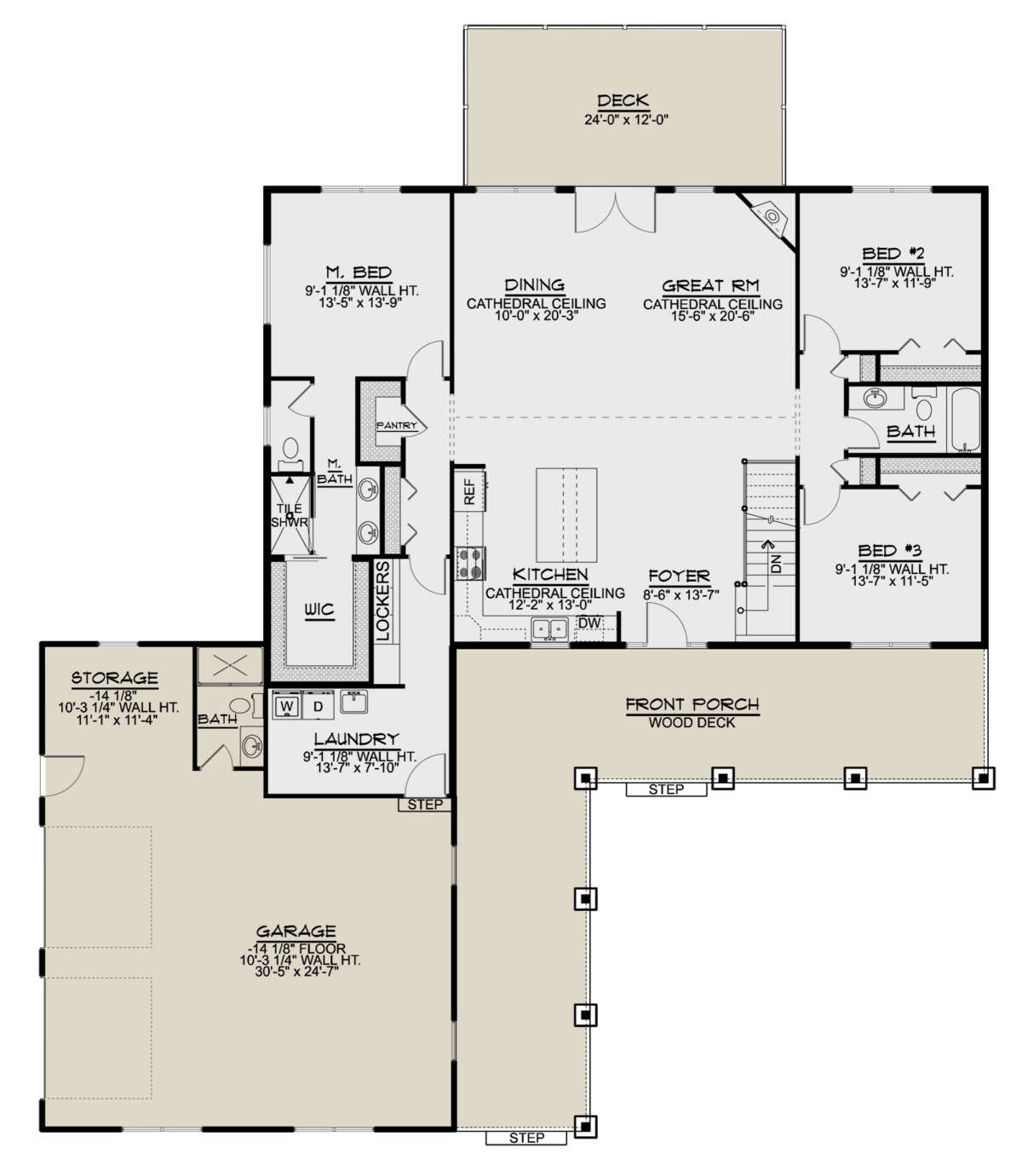 Main Floor for House Plan #5032-00103