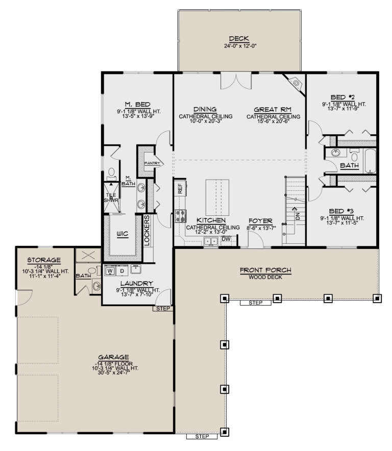 House Plan House Plan #25654 Drawing 1