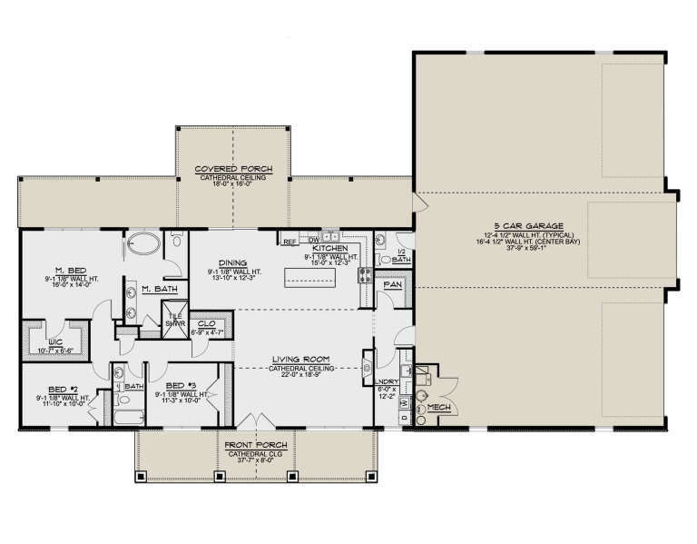 House Plan House Plan #25655 Drawing 1