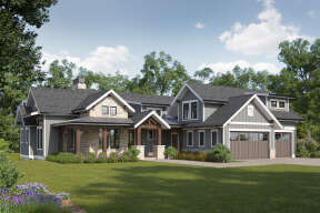 Craftsman House Plan #5631-00158 Elevation Photo