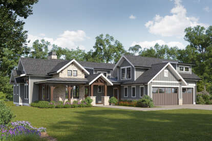 2 Bed, 2 Bath, 2042 Square Foot House Plan - #5631-00158