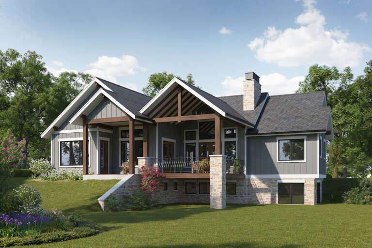 Craftsman House Plan #5631-00158 Elevation Photo
