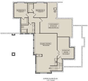 Basement for House Plan #5631-00158