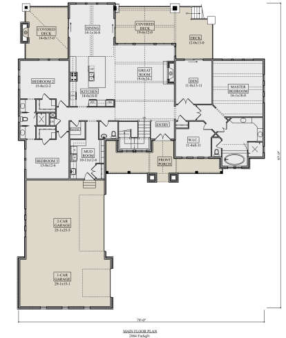 House Plan House Plan #25659 Drawing 1
