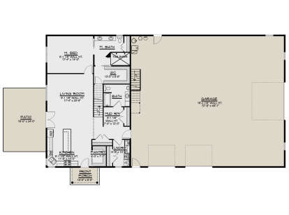 Main Floor for House Plan #5032-00105