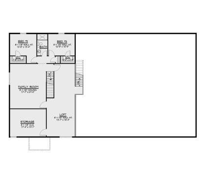 Second Floor for House Plan #5032-00105