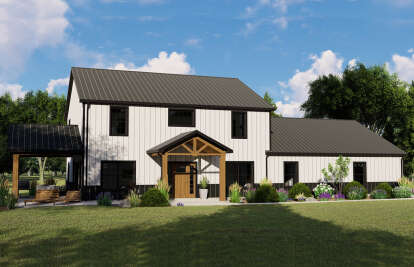 Barn House Plan #5032-00106 Elevation Photo