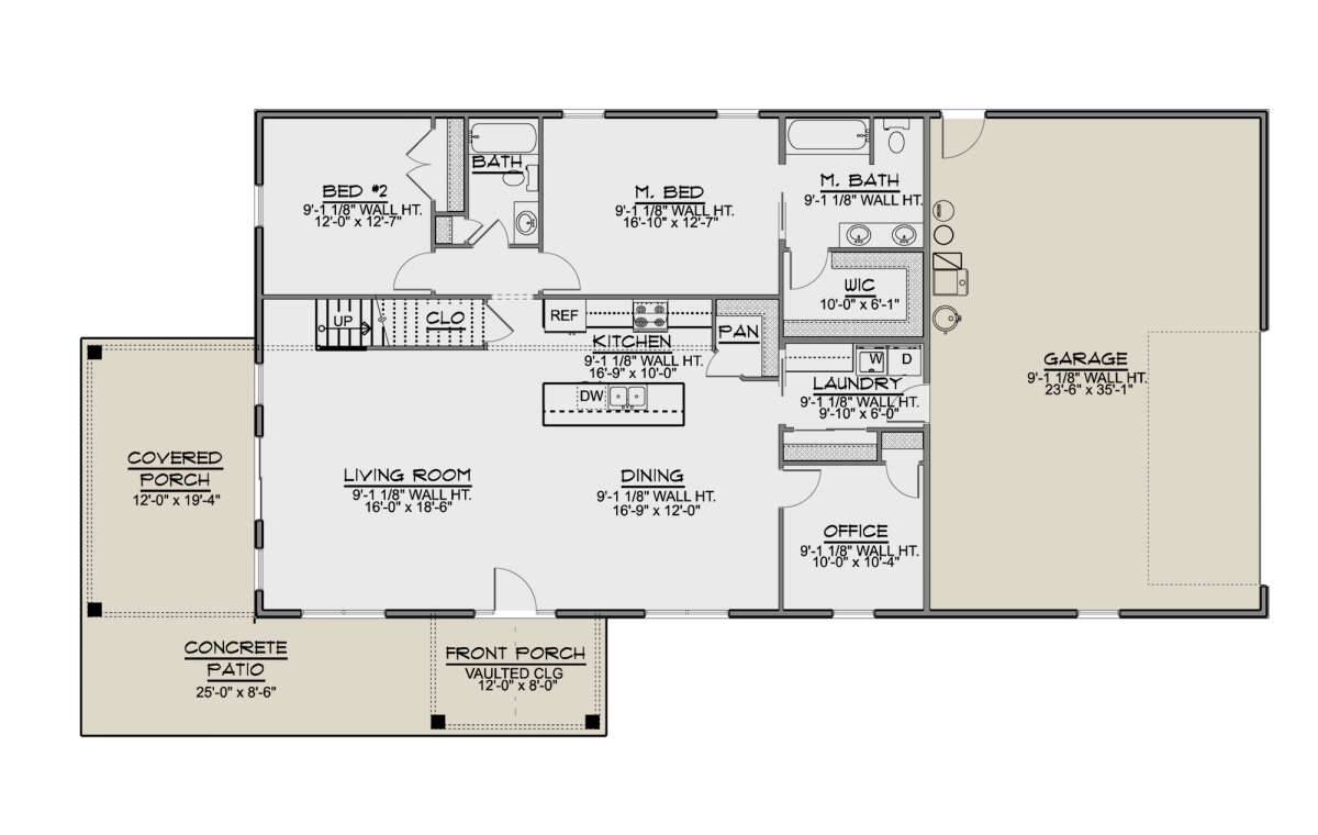 Main Floor for House Plan #5032-00106