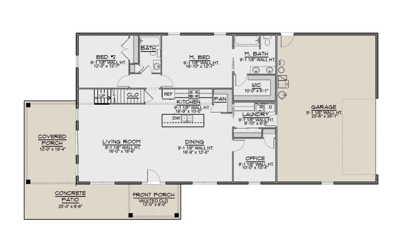 House Plan House Plan #25662 Drawing 1