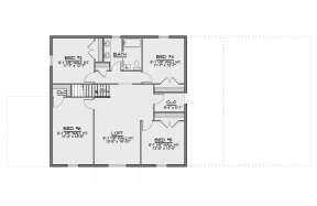 Second Floor for House Plan #5032-00106