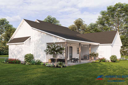 Modern Farmhouse House Plan #4534-00061 Elevation Photo