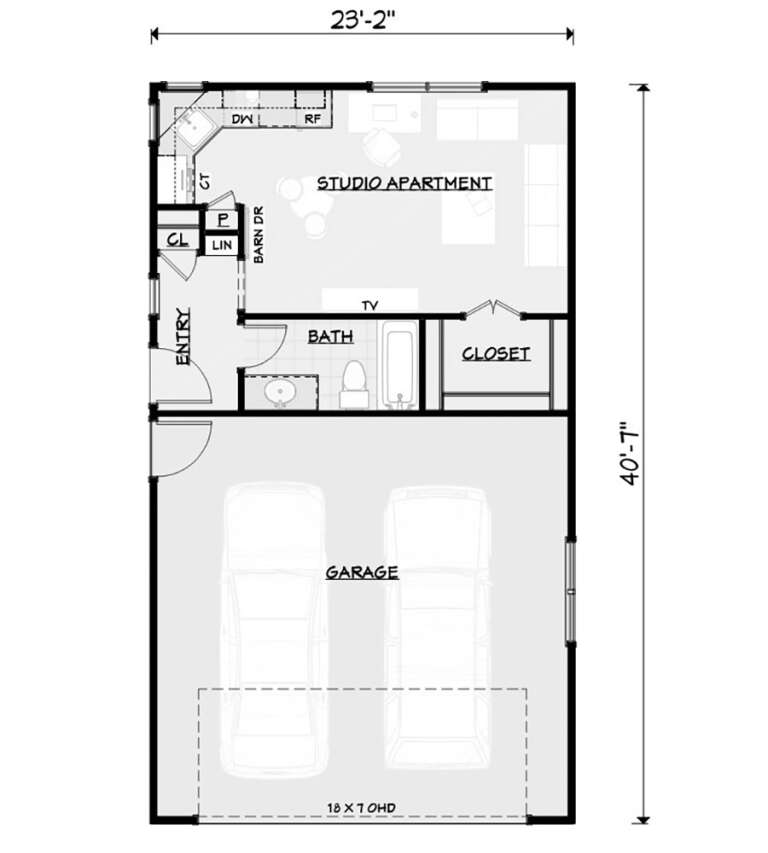 House Plan House Plan #25665 Drawing 1