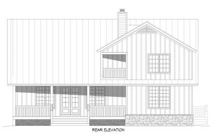 Country House Plan #940-00356 Elevation Photo