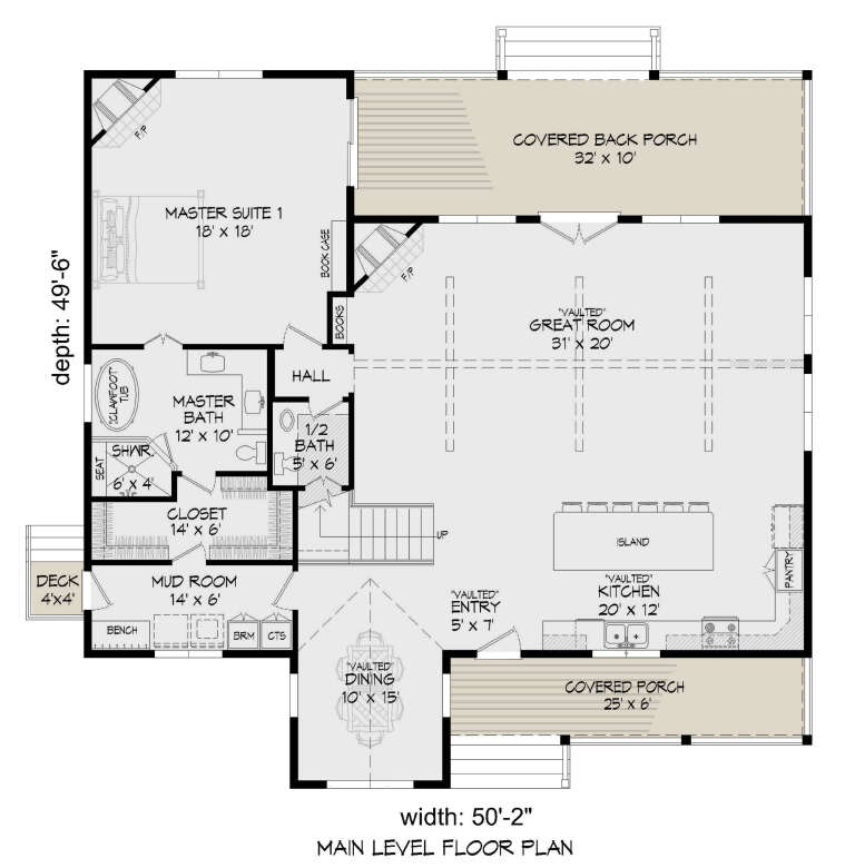 House Plan House Plan #25666 Drawing 1