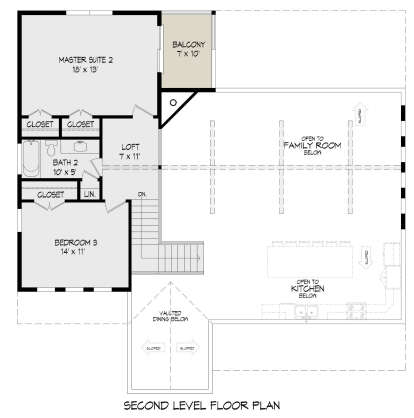 Second Floor for House Plan #940-00356