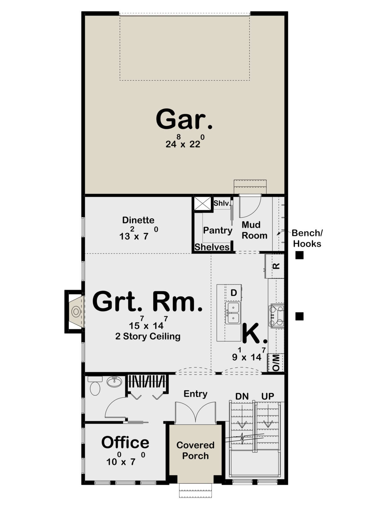 Main Floor for House Plan #963-00569