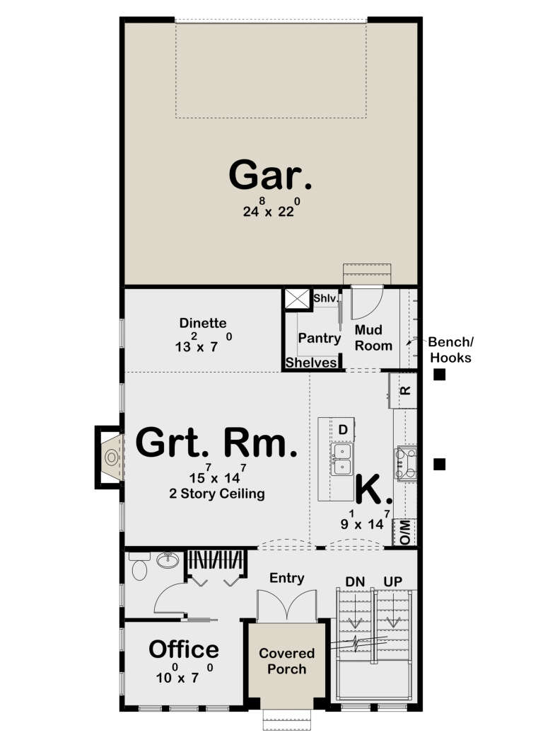 House Plan House Plan #25667 Drawing 1