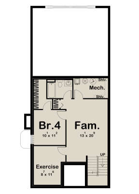 Basement for House Plan #963-00569