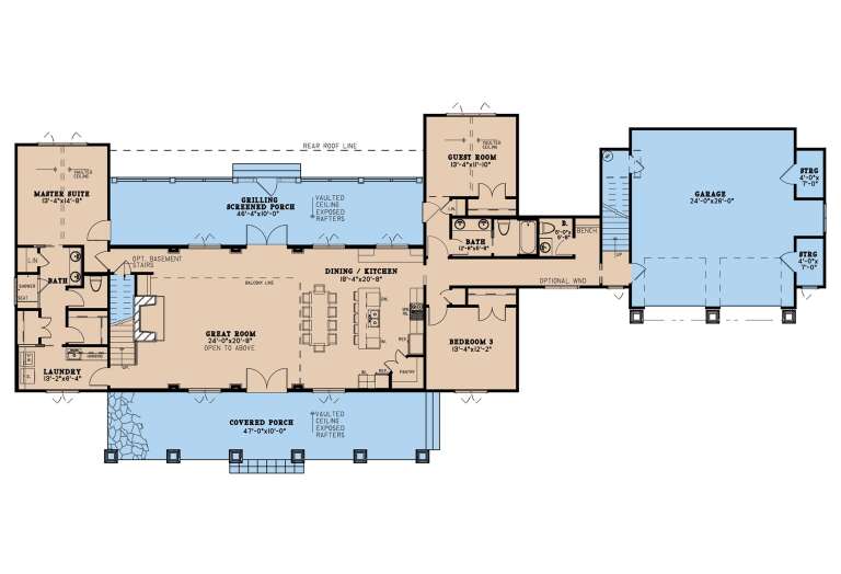 House Plan House Plan #25668 Drawing 1
