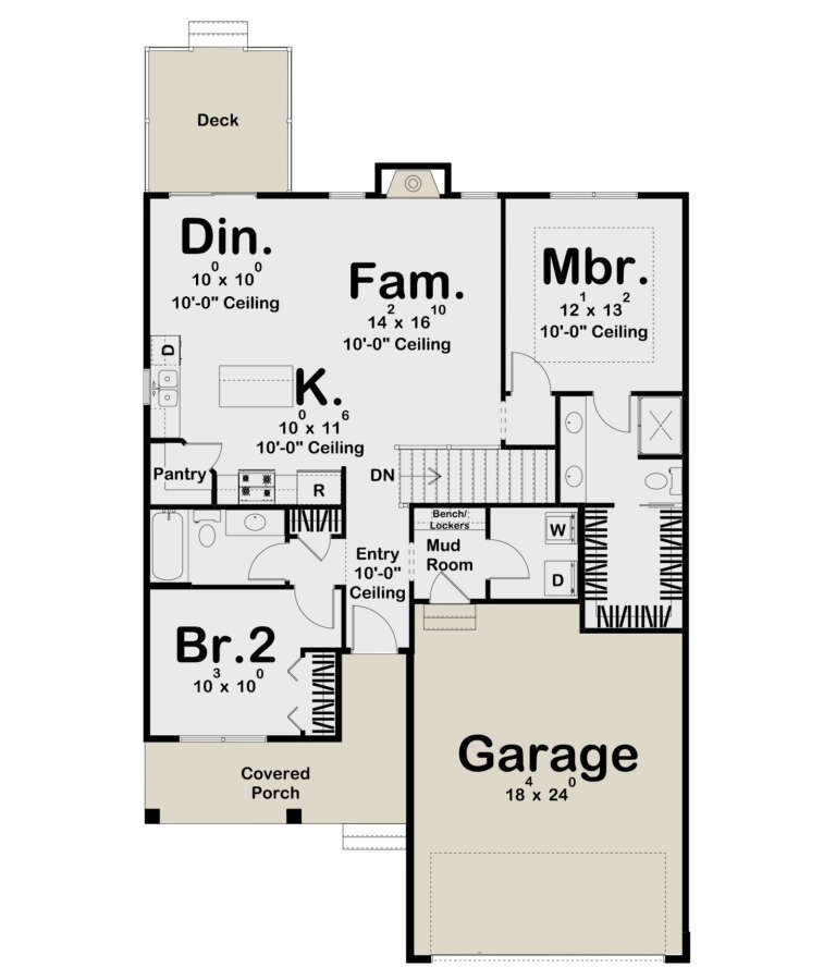 House Plan House Plan #25669 Drawing 1