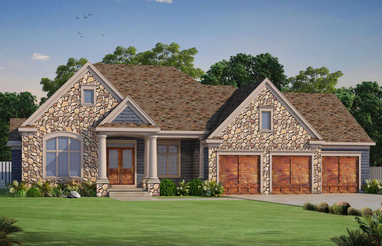 Traditional House Plan #402-01705 Elevation Photo