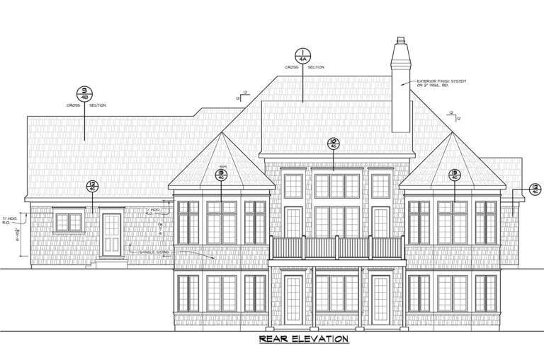 Traditional House Plan #402-01705 Elevation Photo