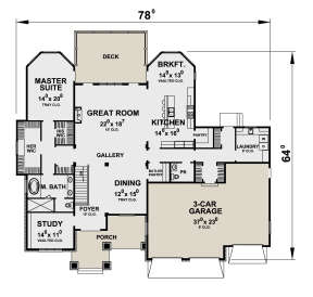 Main Floor for House Plan #402-01705