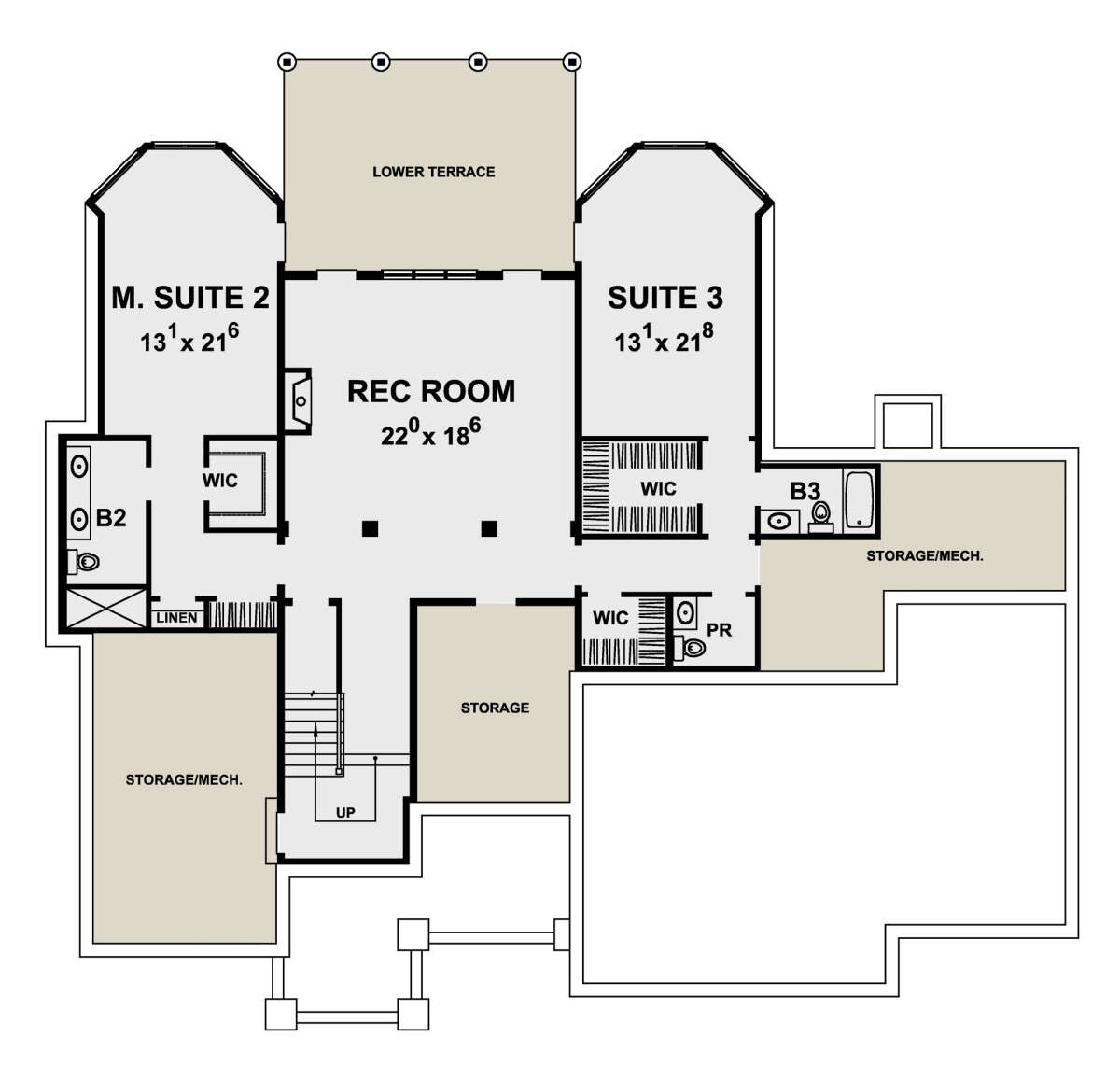 Basement for House Plan #402-01705