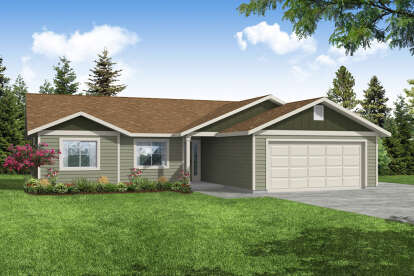 Traditional House Plan #035-00919 Elevation Photo