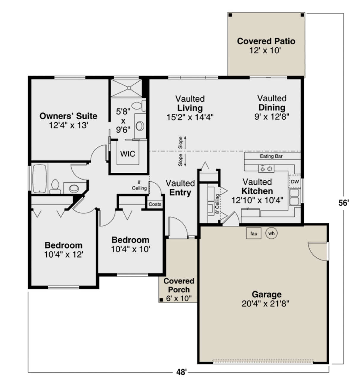 Main Floor for House Plan #035-00919