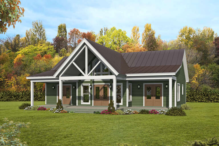 House Plan House Plan #25673 Front Elevation 