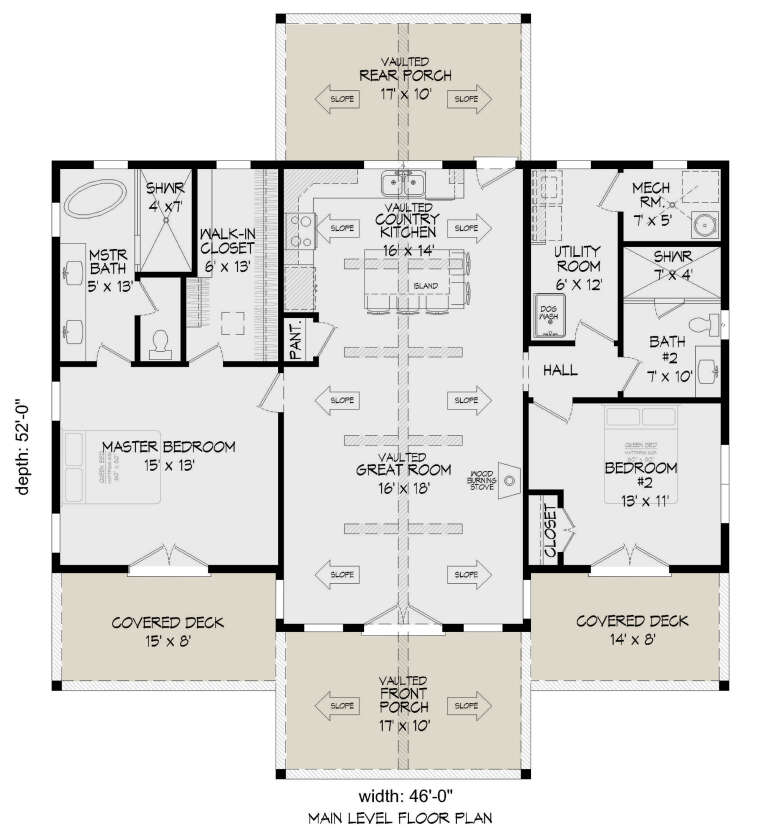 House Plan House Plan #25673 Drawing 1