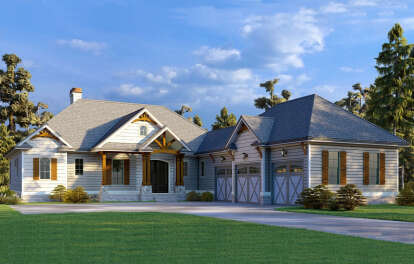 Craftsman House Plan #286-00117 Elevation Photo