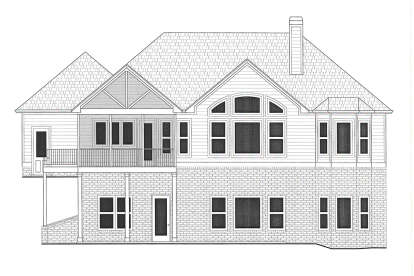 Craftsman House Plan #286-00117 Elevation Photo