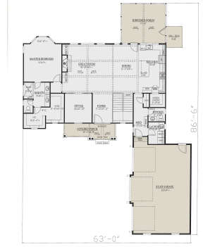 Main Floor for House Plan #286-00117